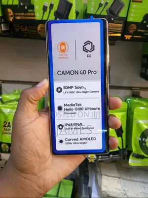 New Tecno Camon 40 Pro 5G 256 GB Black