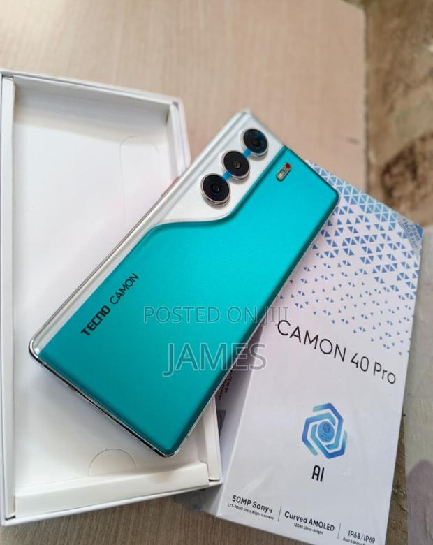New Tecno Camon 40 Pro 5G 256 GB Black - thumbnail 10