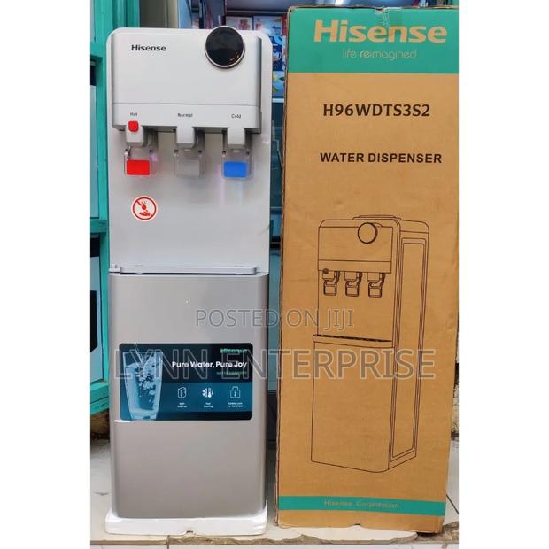 Hisense Dispenser Silver 3TAPS Top Load - main view