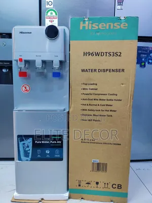 Hisense H96WDTS3S2 Top-Loading Water Dispenser – Hot, Cold Normal