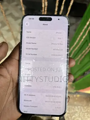 Apple iPhone 15 Plus 256 GB Black