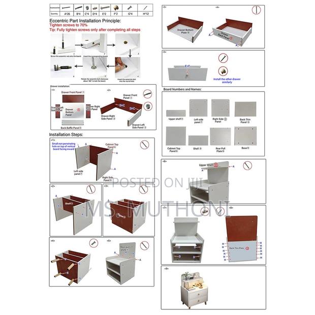* Compact White Nightstand Featuring Dual-Drawer Storage - thumbnail 2