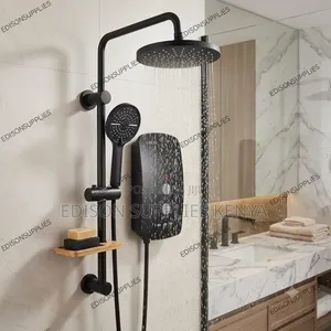 Rainshower Water Heater Lirlee Pump Instant Shower Tankless Overhead