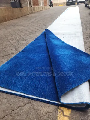 Wall to Wall Office Carpets in Blue Colours Unsinstalled