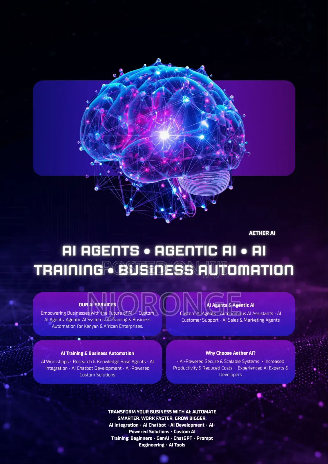 Ai Agents, Ai Automation ,Ai Trainings and Business Automating