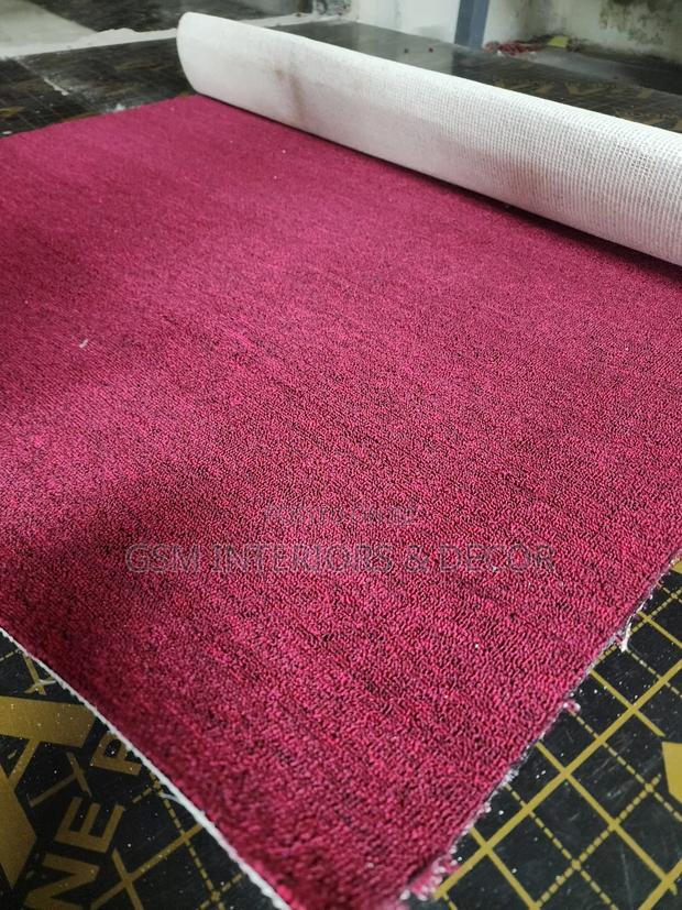 Wall to Wall Office Carpets in Tame Maroon - main view