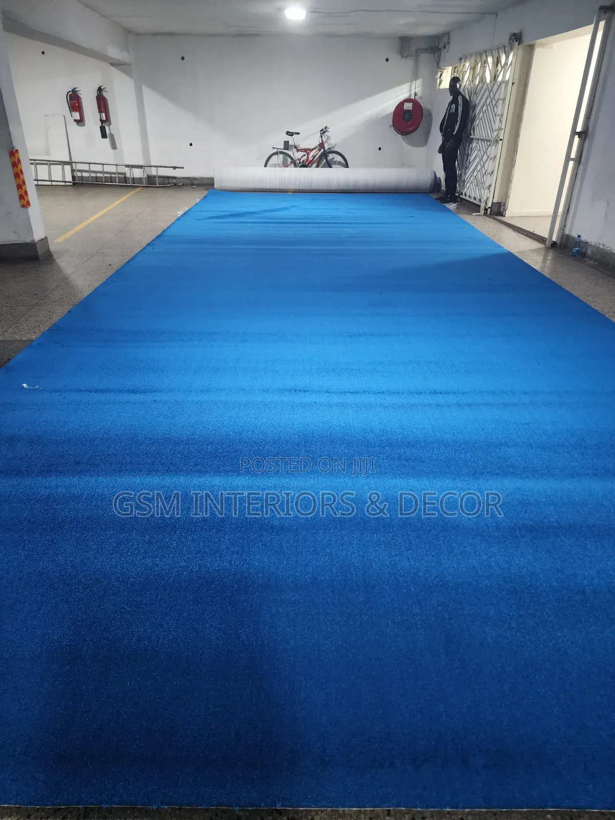 Wall to Wall Blue Carpets for Offices and Community Halls