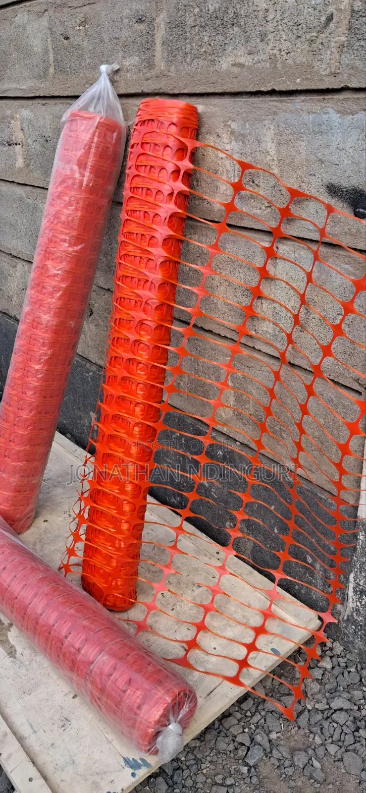 Construction Orange Safety Net – Protective Barrier