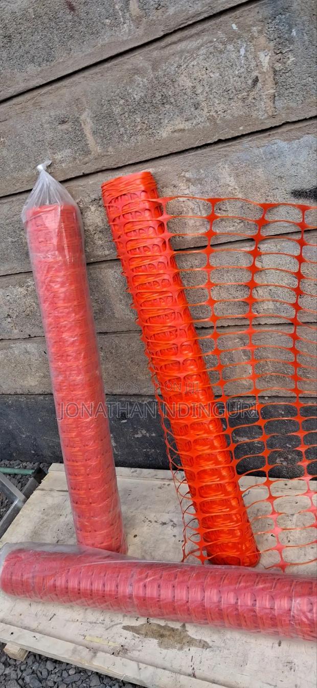 Orange Barrier Net – Professional Site Safety Fence - thumbnail 2