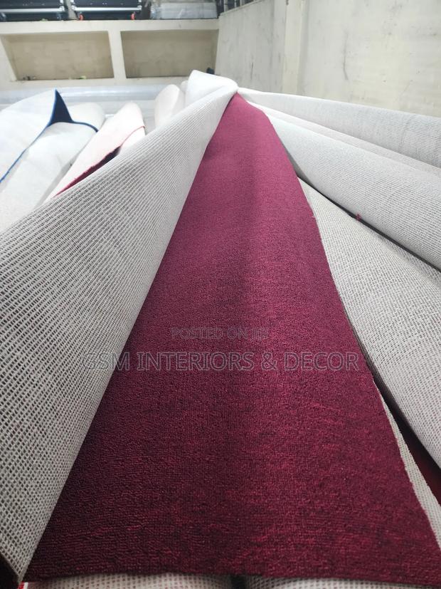 Dark Maroon Wall to Wall Carpets for Office and Church Themed Altars