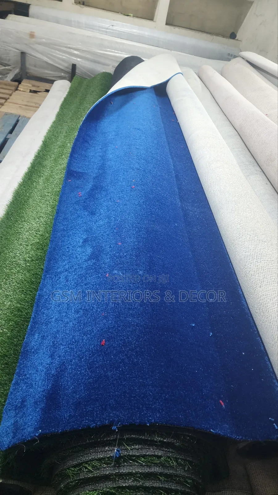 Wall to Wall Blue Carpets in 4mm, 8mm and 10mm Grade