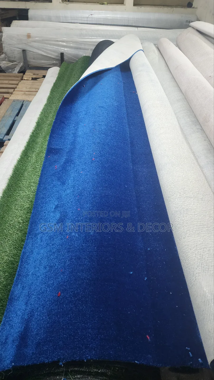 Wall to Wall Blue Carpets in 4mm, 8mm and 10mm Grade