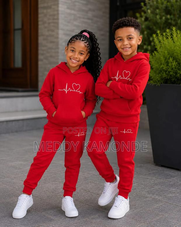 Unisex Kids Black Tracksuit - thumbnail 2
