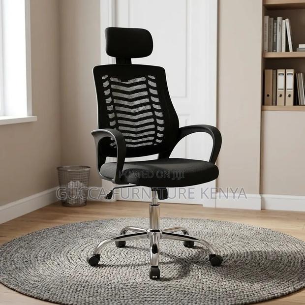Adjustable Home Headrest Mesh Chair. - thumbnail 4