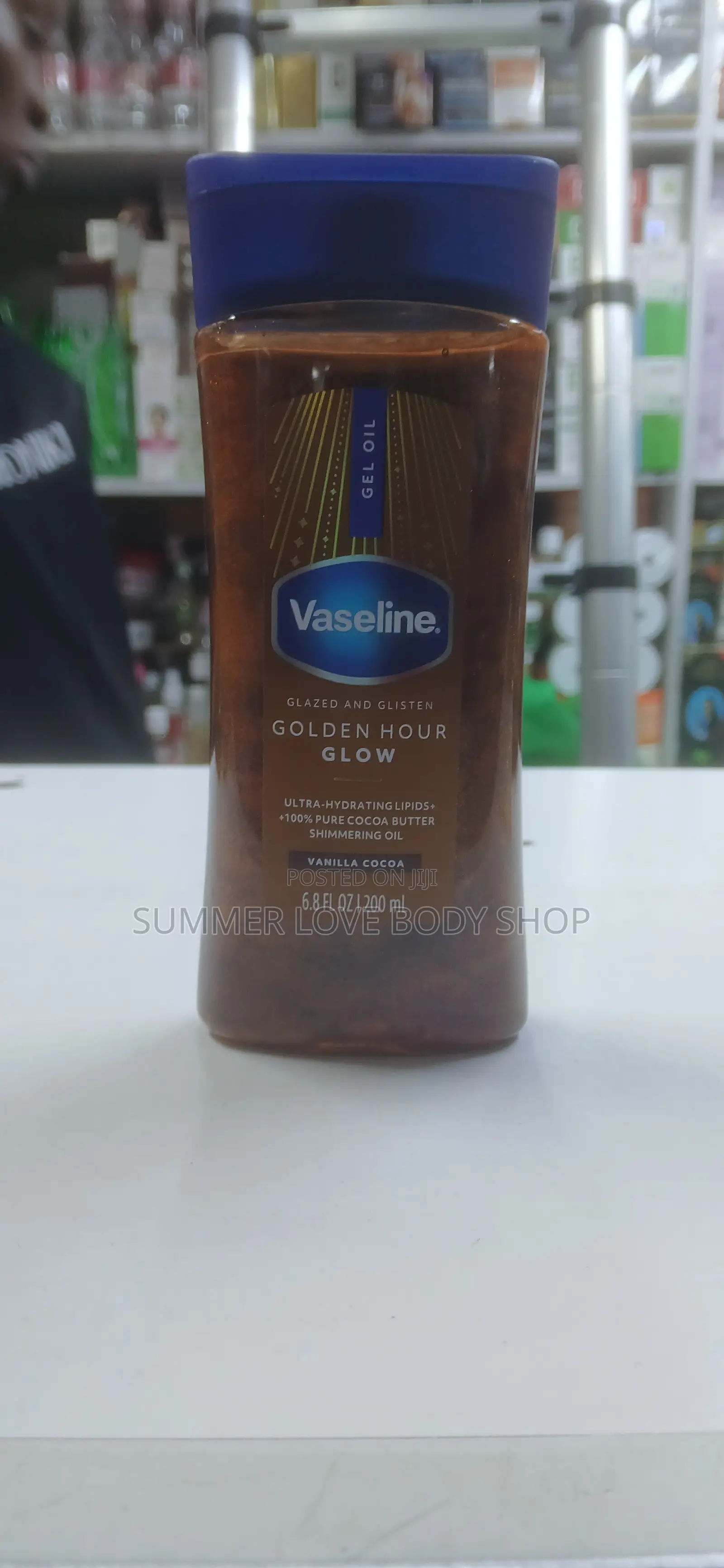 Vaseline Glazed and Glisten Golden Hour Shimmering Oil