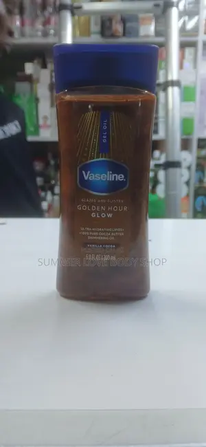 Vaseline Glazed and Glisten Golden Hour Shimmering Oil