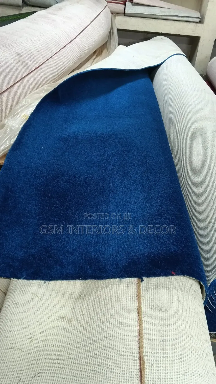 VIP Carpets in Blue 10mm for Church and Office Flooring