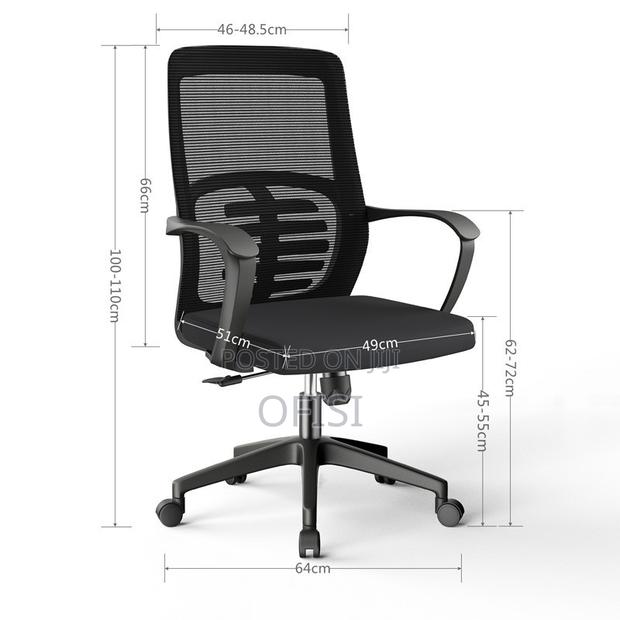 Office Chair; Ergonomic Medium-Back Office Chair - thumbnail 8