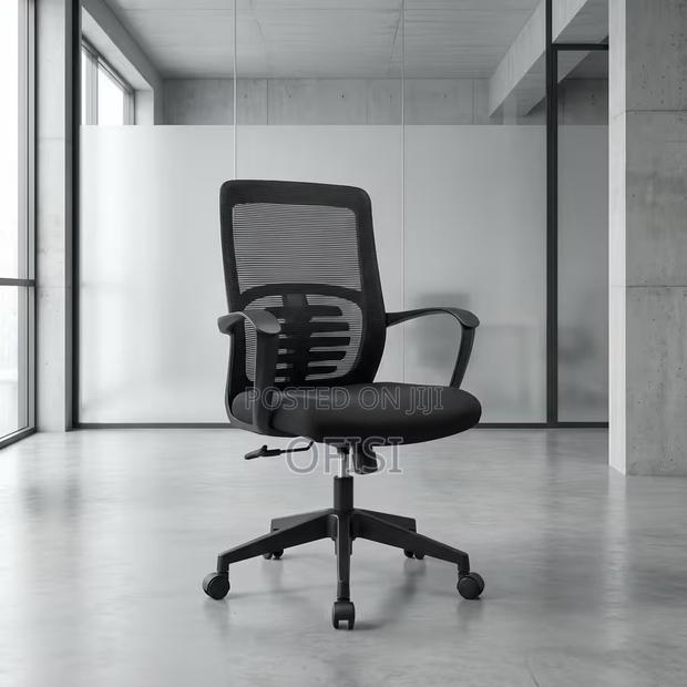 Office Chair; Ergonomic Medium-Back Office Chair - thumbnail 4