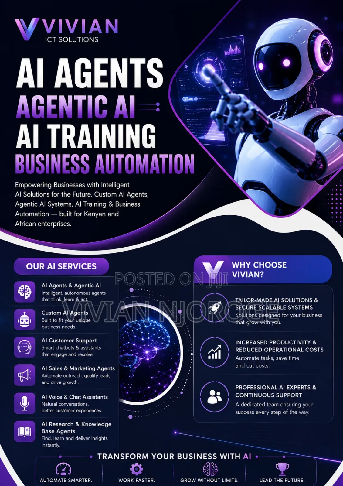 Ai Agents, AI Automation, AI Training and Business Automation