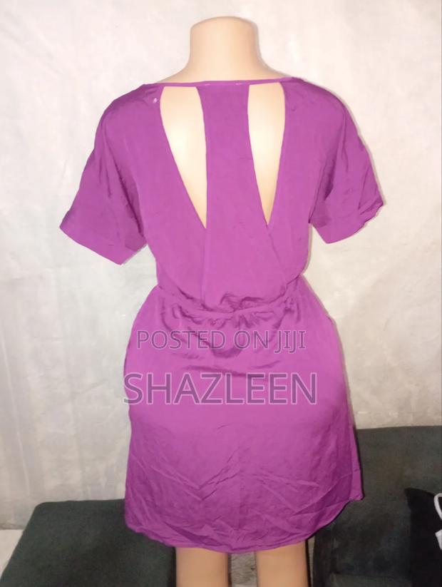 Purple Open Back Midi Dress - thumbnail 2
