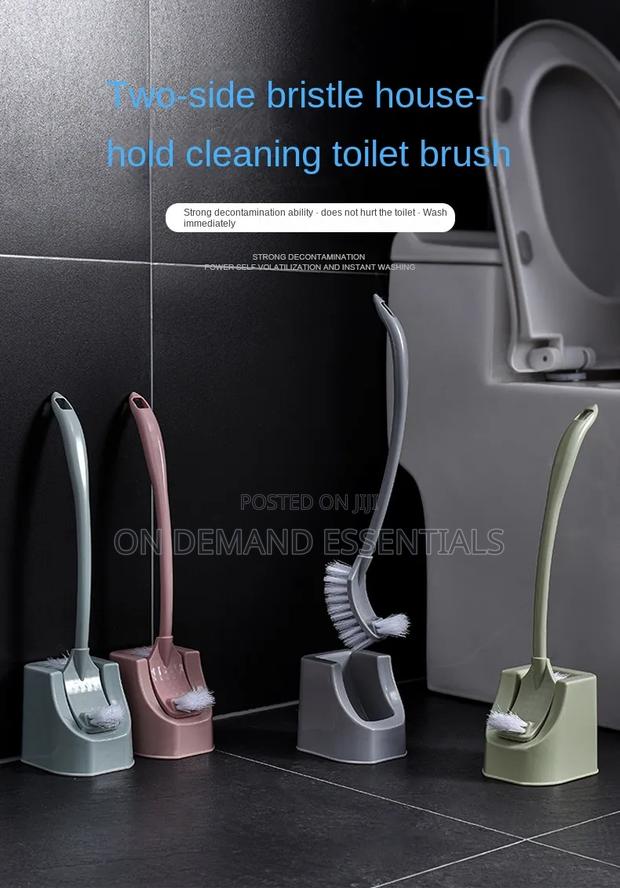 Toilet No Dead Corner Toilet Brush Set - thumbnail 5