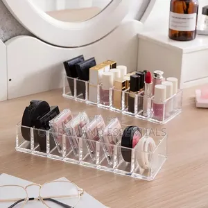 8 Grid Acrylic Makeup Storage Box Eyeshadow Drawer Organizer