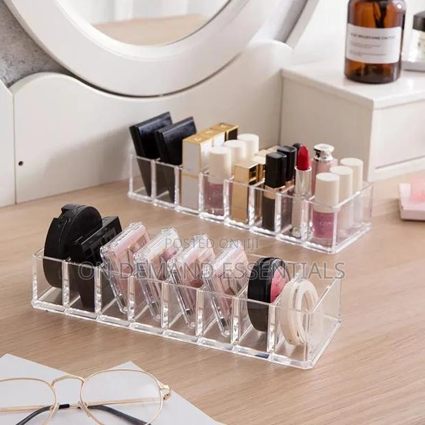 8 Grid Acrylic Makeup Storage Box Eyeshadow Drawer Organizer - thumbnail 3
