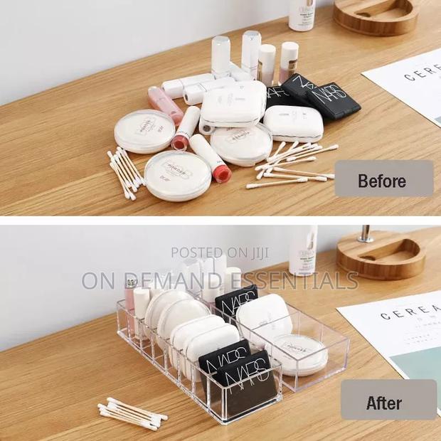 8 Grid Acrylic Makeup Storage Box Eyeshadow Drawer Organizer - thumbnail 4
