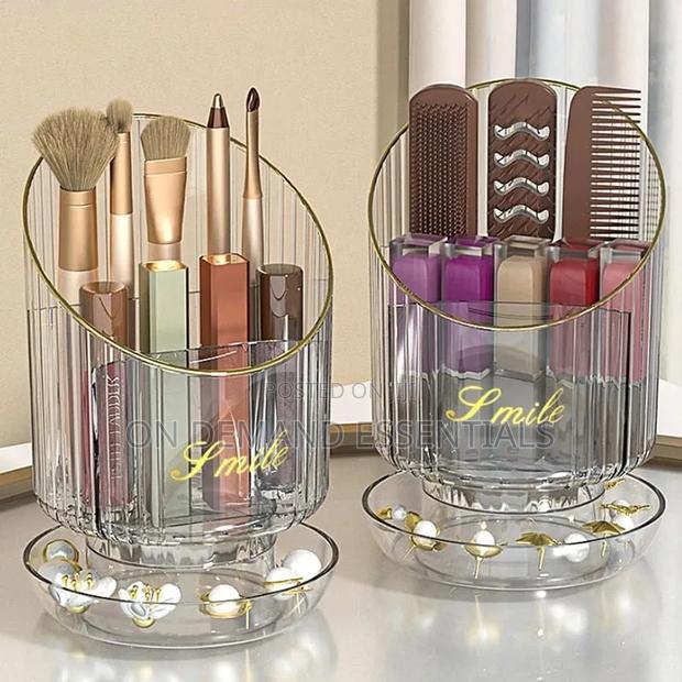 Rotating Makeup Brush Bucket Storage Box - thumbnail 3