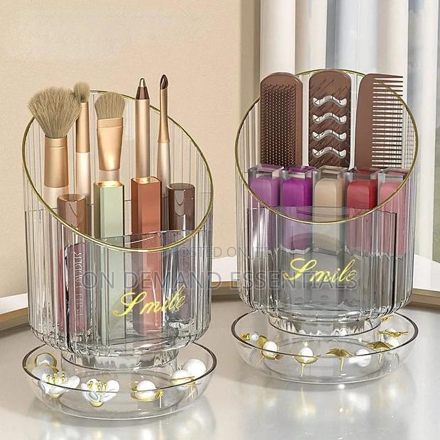 Rotating Makeup Brush Bucket Storage Box - thumbnail 5
