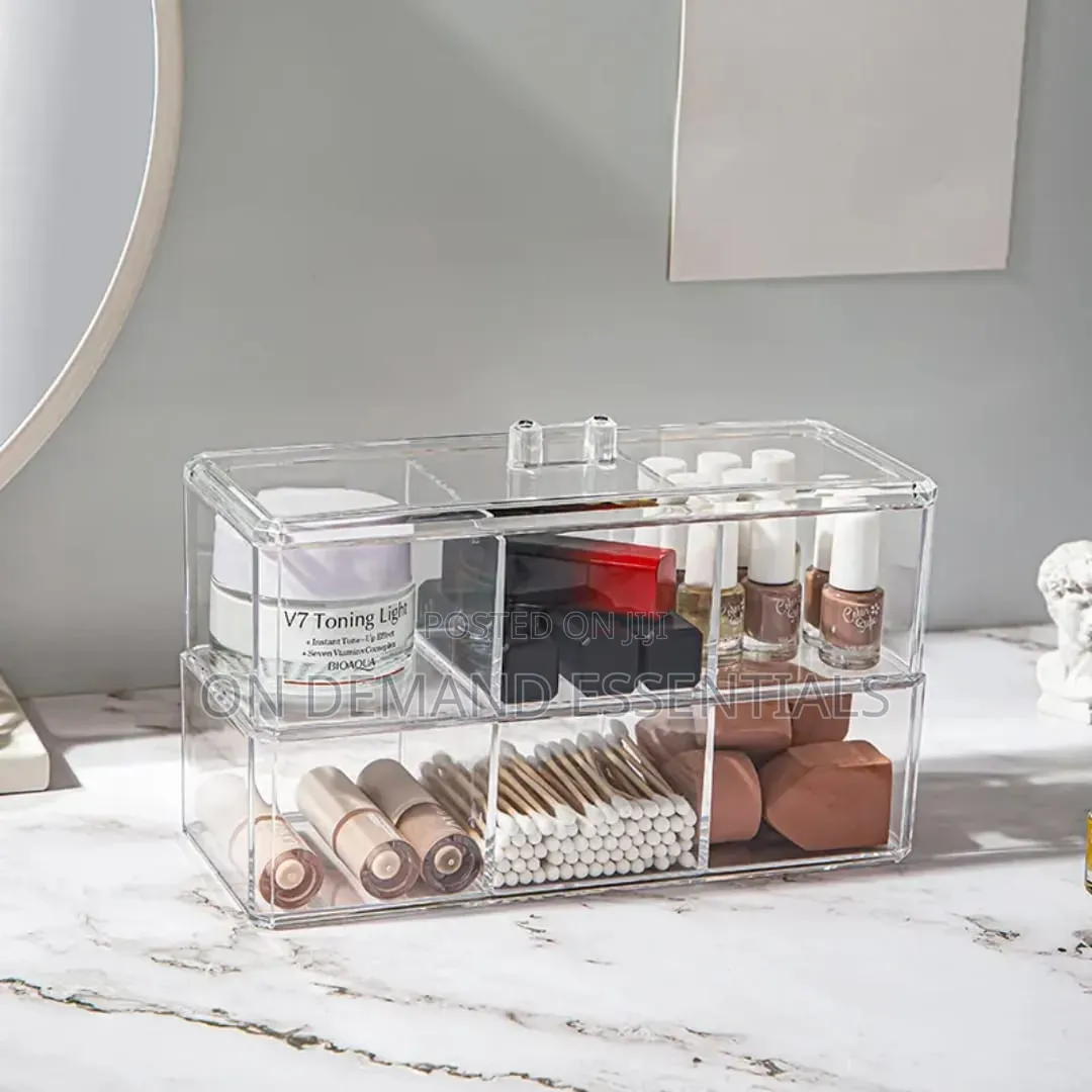 Transparent Cosmetic Storage Box Makeup Organizer