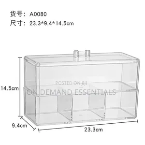 Transparent Cosmetic Storage Box Makeup Organizer