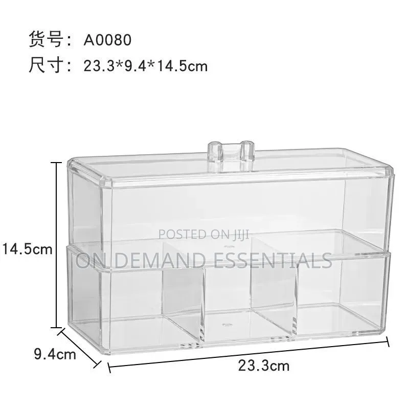 Transparent Cosmetic Storage Box Makeup Organizer