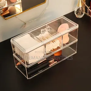 Transparent Cosmetic Storage Box Makeup Organizer