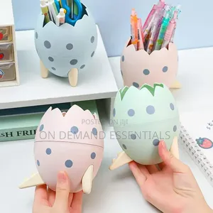 Creative Dinosaur Egg Shape Pen Holder