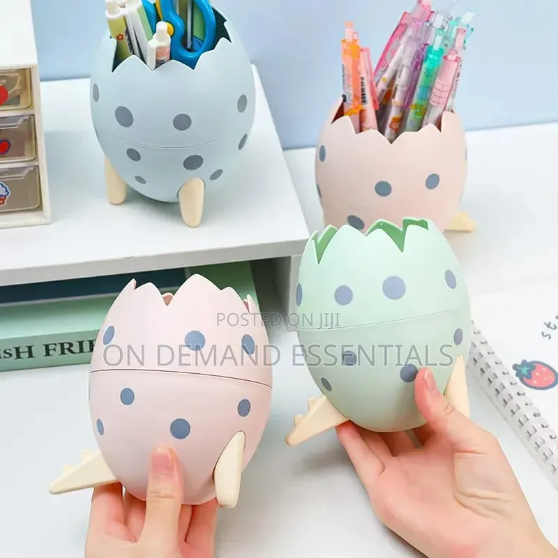 Creative Dinosaur Egg Shape Pen Holder