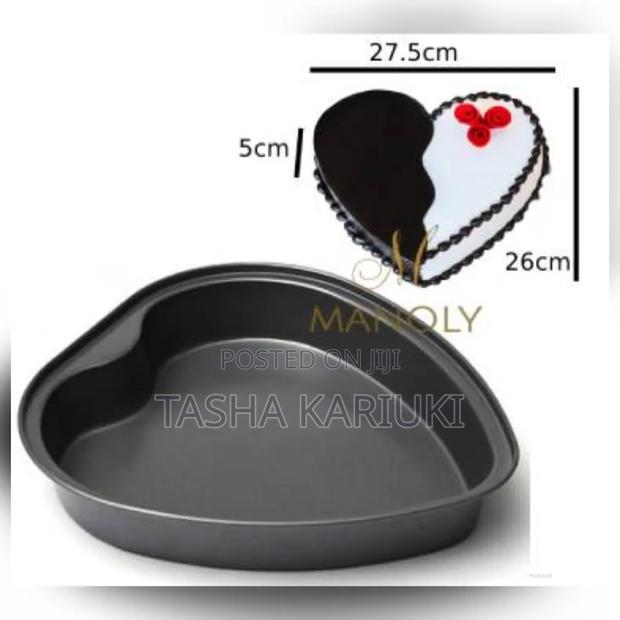 Non Stick Heart Baking Tin