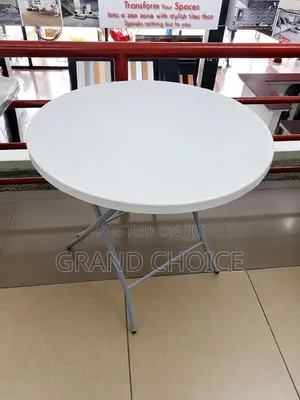 Round Foldable Event Table | Heavy Duty Banquet Table Kenya
