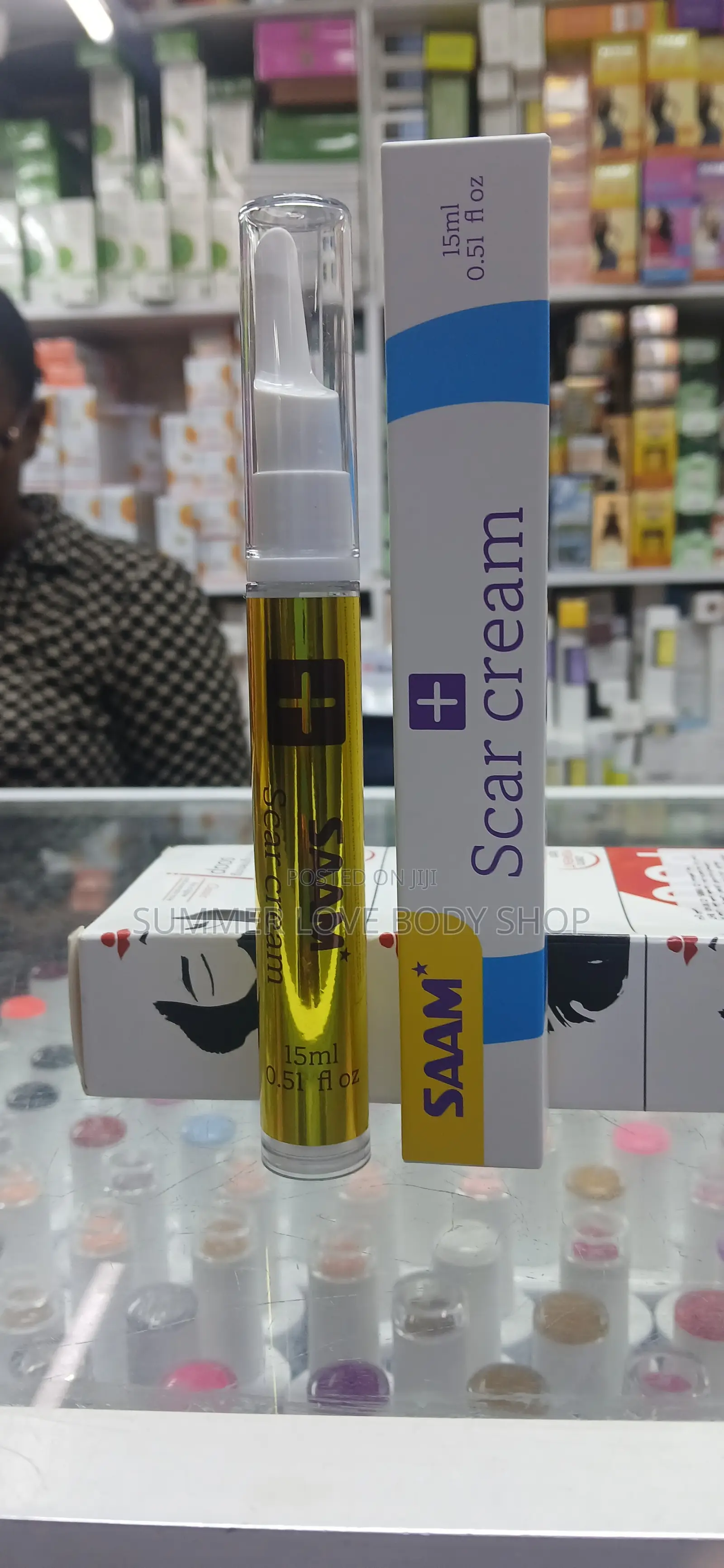 SAAM Scar Cream - Scar Removal Cream, Keloid, Pitted, Acne Scars | 15g