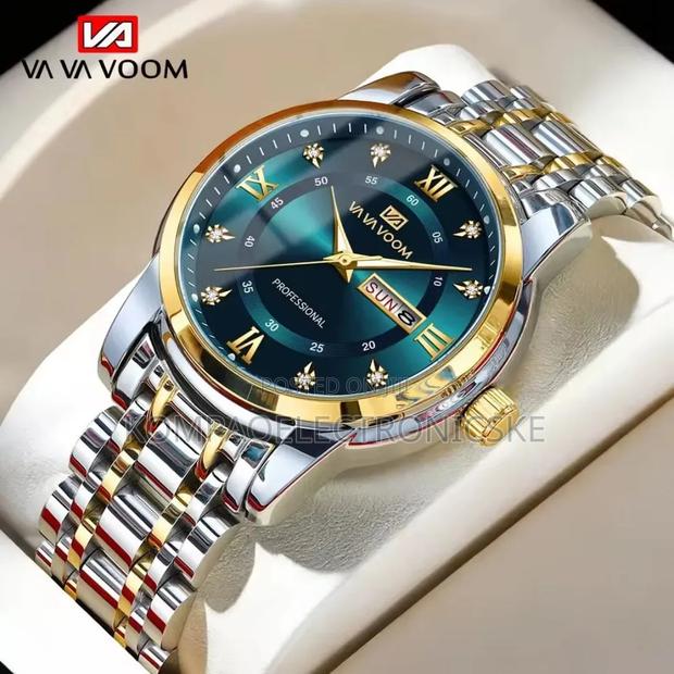 Va Va Voom Gent's Executive Designer Fashion Watches Luminous Arms