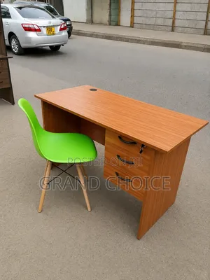 120cm Office Desk With 3 Drawer Cabinet Eames Chair | Computer Desk