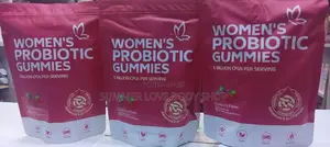 Women’s Probiotic Gummies With Cranberry Prebiotics – 60 Gummies