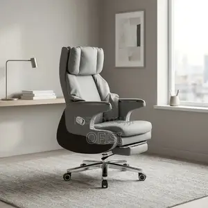 Office Chair; Ceo Recliner Genuine Leather Office Chair