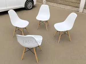 White Eames Dining Chair Set | Modern Plastic Dining Chairs Kenya
