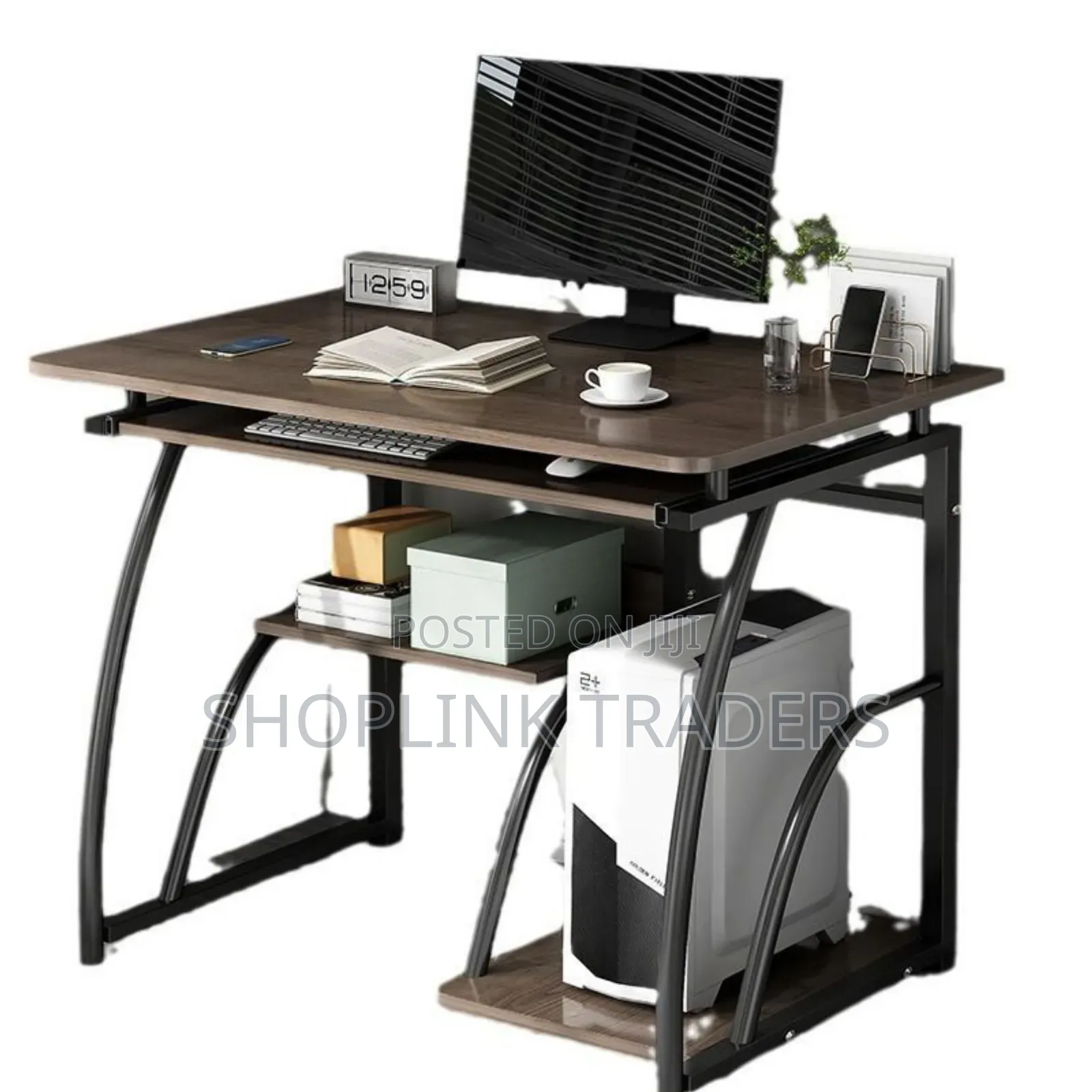 Ergonomic Modern Compact Computer Desk