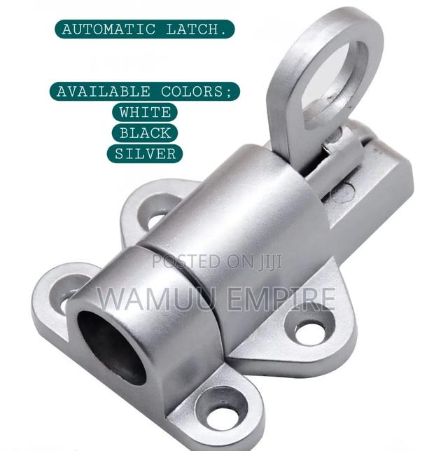 Automatic Spring-Loaded Barrel Bolt Latch