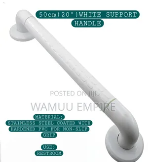 50cm (20") White Restroom Support Handle