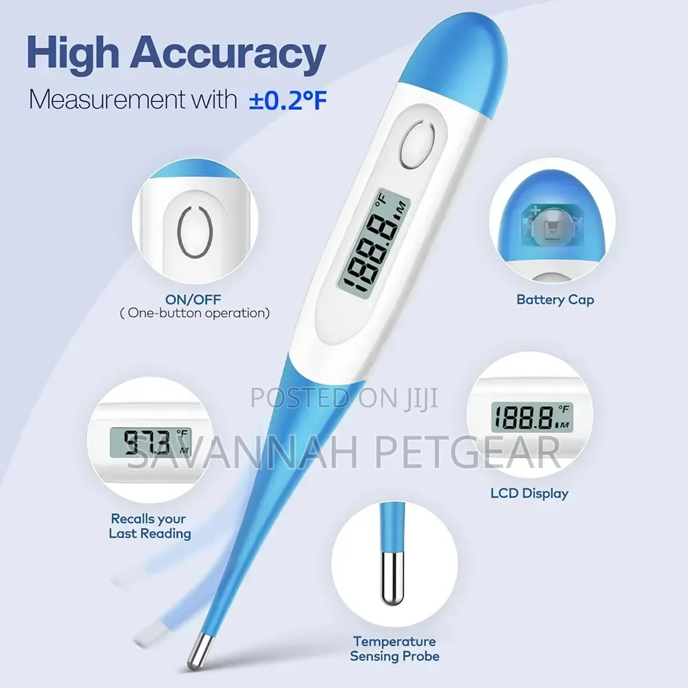 Rectal Digital Oral Thermometer for Baby Fever
