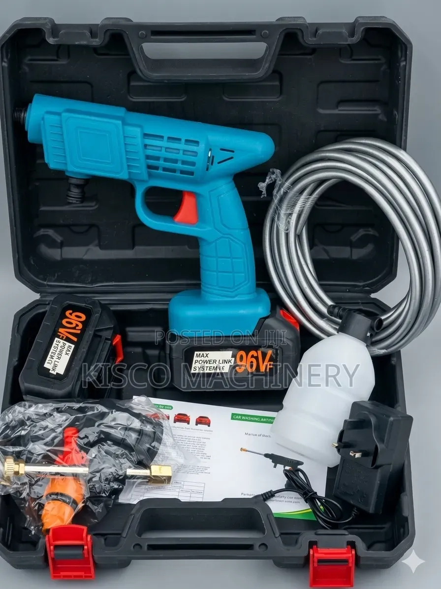 Complete Rechargeable Pressure Washer Set/Car Wash Gun